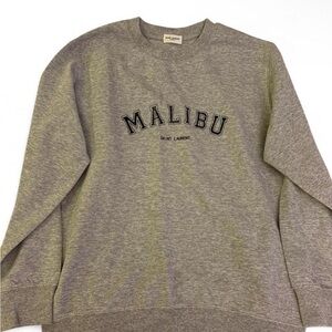 Saint Laurent Gray Malibu Men's Sweater